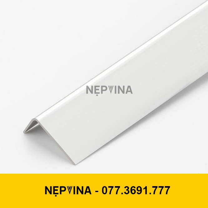 Thanh nẹp V nhôm 20×20 bo góc vuông